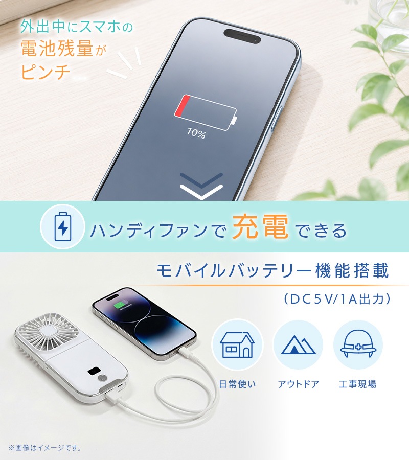 ユアサプライムス.com｜ユアサプライムス ハンディファン 準固体電池