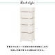 ���ɥ꡼�������� ���̼�Ǽ 5�� ��40.5cm ʬ������ʪ��å� ���㥹�����դ� �������ʥ饿��Ĵ �����Ф�4�� ��ּ�Ǽ �ۥ磻�� �������֥饦�� ���졼 ����Բ�