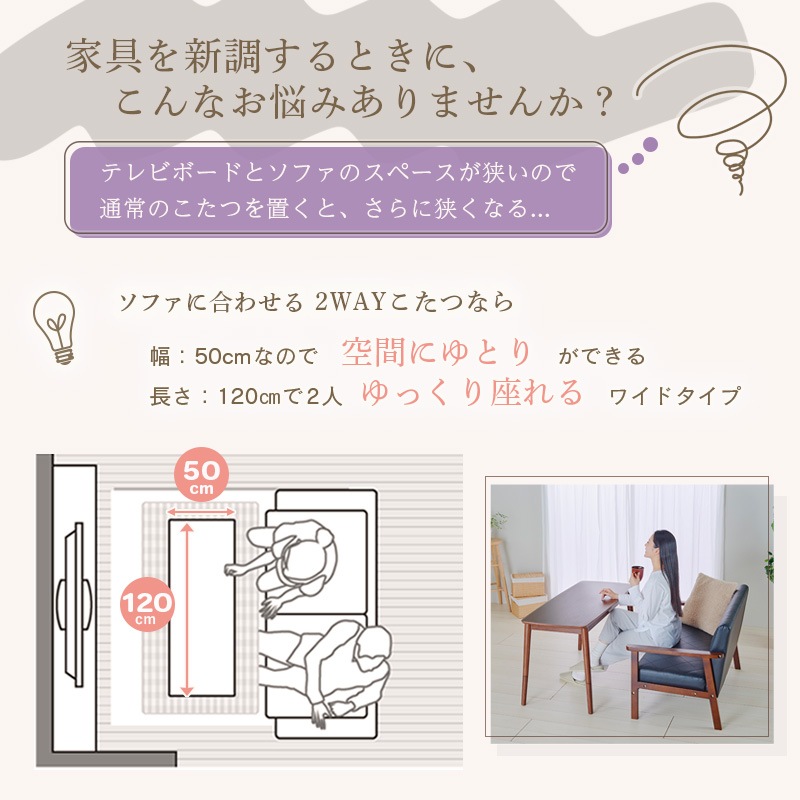 �楢���ץ饤�ॹ �����ĥơ��֥� �ʹ����󥵡��դ� ���ե��˹�碌�� 2Way �����ĥơ��֥� AYK-SKM120C2 �ϥ������� ���������� Ĺ���� 120��50cm �ѵ�20cm YUASA