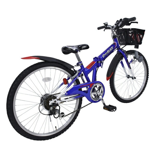 【値引8500円】自転車 子供 折り畳み MTB 22インチ 6段　黒M822F 折りたたみ自転車 22インチ 子供用 6段ギア CIデッキ付 2色 M