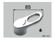 LIXIL 󥰥Сϥɥ A-8235 ꥯ INAX ʥå Сϥɥ ԥ鲽 ϥɥ ؤ   ̲Ѽ Ŭ SF-71SY-MB4