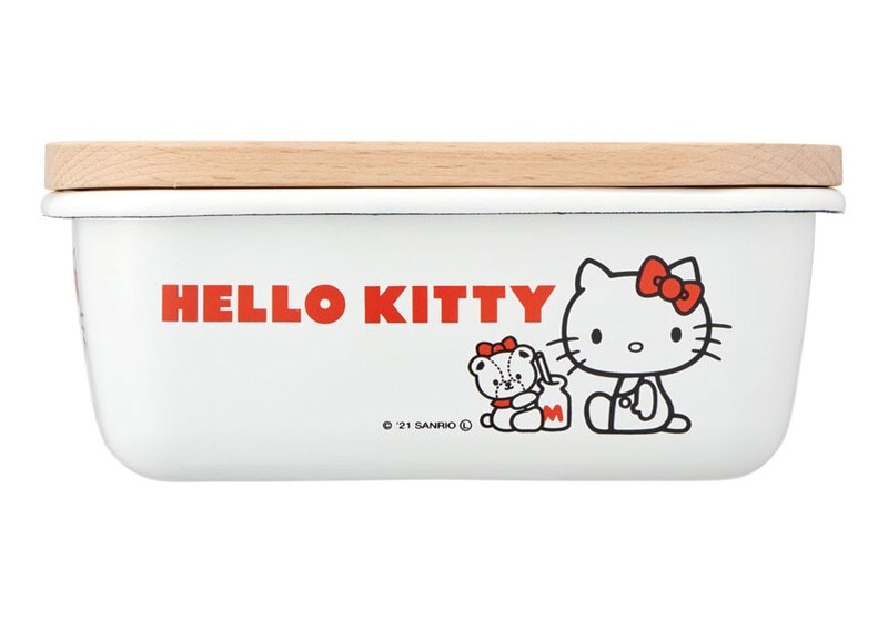 ユアサプライムス.com｜ホーロー バターケース 木蓋付き KT&タイニー