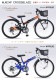 MYPALLAS �ޥ��ѥ饹 �޾�����˥�MTB24��6SP MJ824F CROSSBLAZE �֥�å�(BK) �֥롼(BL) �Ҷ��Ѽ�ž�� �ޤ���� �ޥ���ƥ�Х��� 24����� ���ޥ��� 6�ʥ��� 6����® �Ҥɤ��� ���å� �ޤꤿ���߼�ž�� �Ӿ� �彣/�͹�/�̳�ƻ�������� ����/Υ�������Բ� ����Բ�