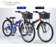 MYPALLAS �ޥ��ѥ饹 �޾�����˥�MTB24��6SP MJ824F CROSSBLAZE �֥�å�(BK) �֥롼(BL) �Ҷ��Ѽ�ž�� �ޤ���� �ޥ���ƥ�Х��� 24����� ���ޥ��� 6�ʥ��� 6����® �Ҥɤ��� ���å� �ޤꤿ���߼�ž�� �Ӿ� �彣/�͹�/�̳�ƻ�������� ����/Υ�������Բ� ����Բ�