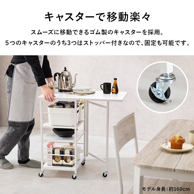 ホワイトの長方形テーブル、金属脚、キャスター付きで移動が簡単。埼玉から配送です ホワイトの長方形テーブル、金属脚、キャスター付きで移動が簡単