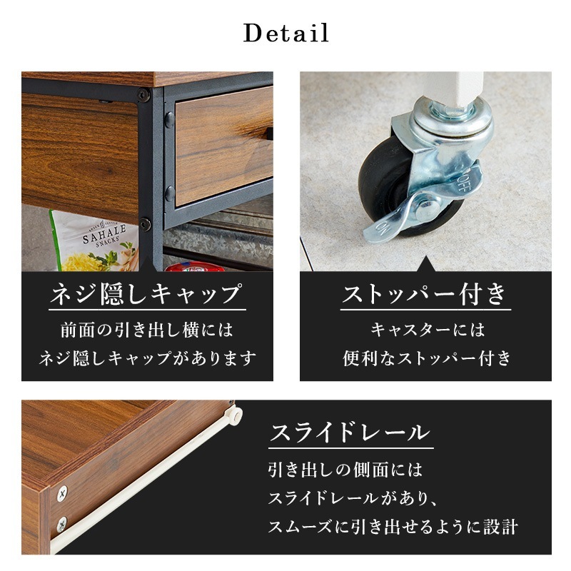 ユアサプライムス.com｜バタフライワゴン キャスター付き 可動棚
