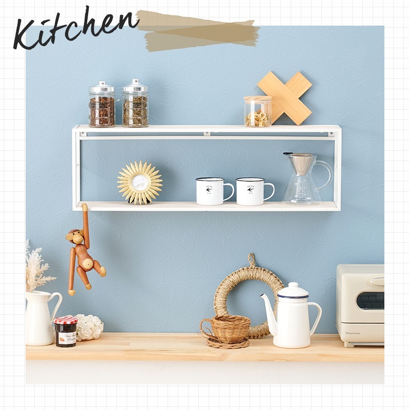 ウォールラック　ウォールシェルフ　飾り棚　壁掛けラック ユアサプライムス.com｜壁掛けラック 幅80cm 賃貸 飾り棚