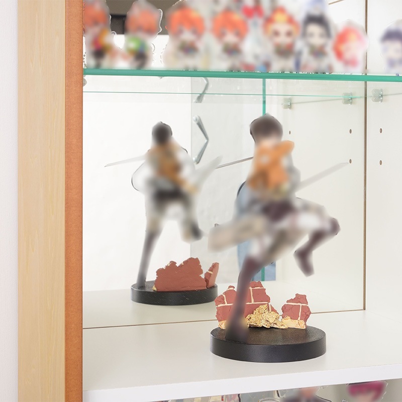 ユアサプライムス.com｜コレクションシェルフL 収納 4段 強化ガラス