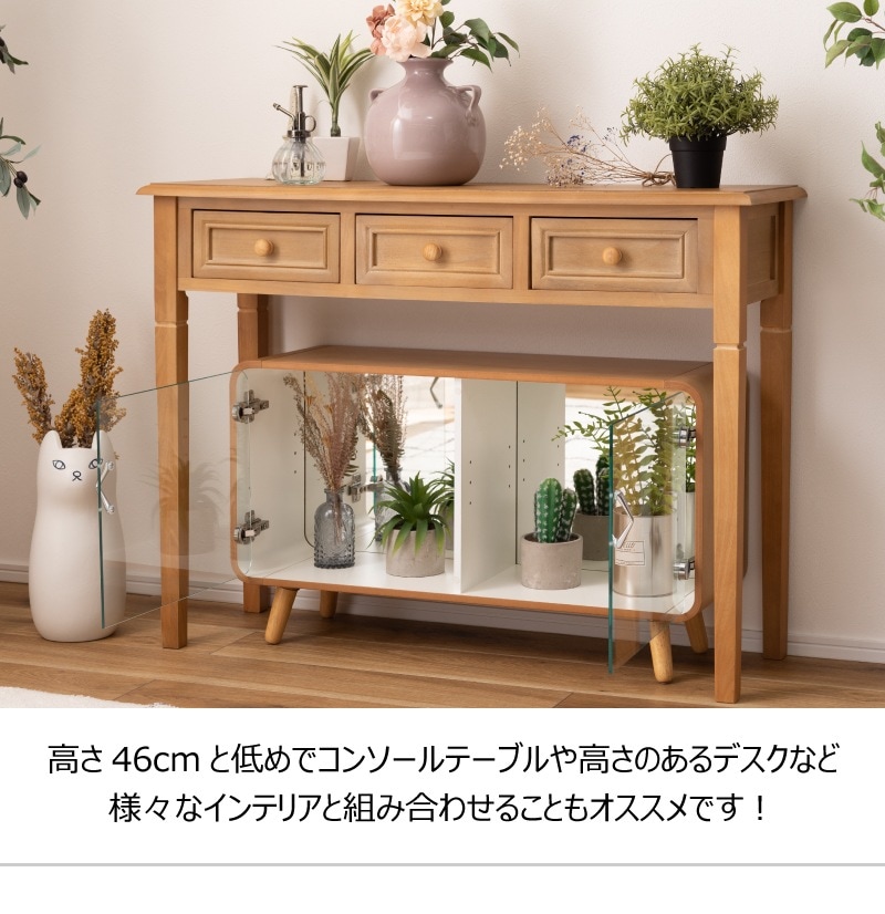 ユアサプライムス.com｜コレクションシェルフ ロータイプ 収納 2