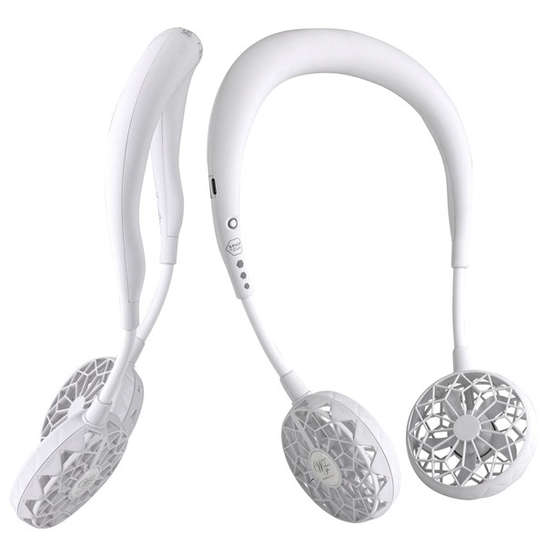 SPICE�����ѥ��� ���֥�ե��� �ϥ󥺥ե꡼ �ݡ����֥� ������ Wfan DF201WH �ۥ磻��