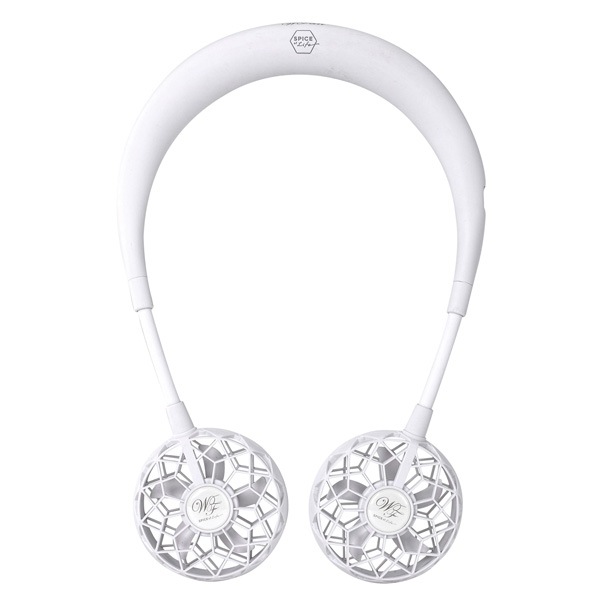 SPICE�����ѥ��� ���֥�ե��� �ϥ󥺥ե꡼ �ݡ����֥� ������ Wfan DF201WH �ۥ磻��