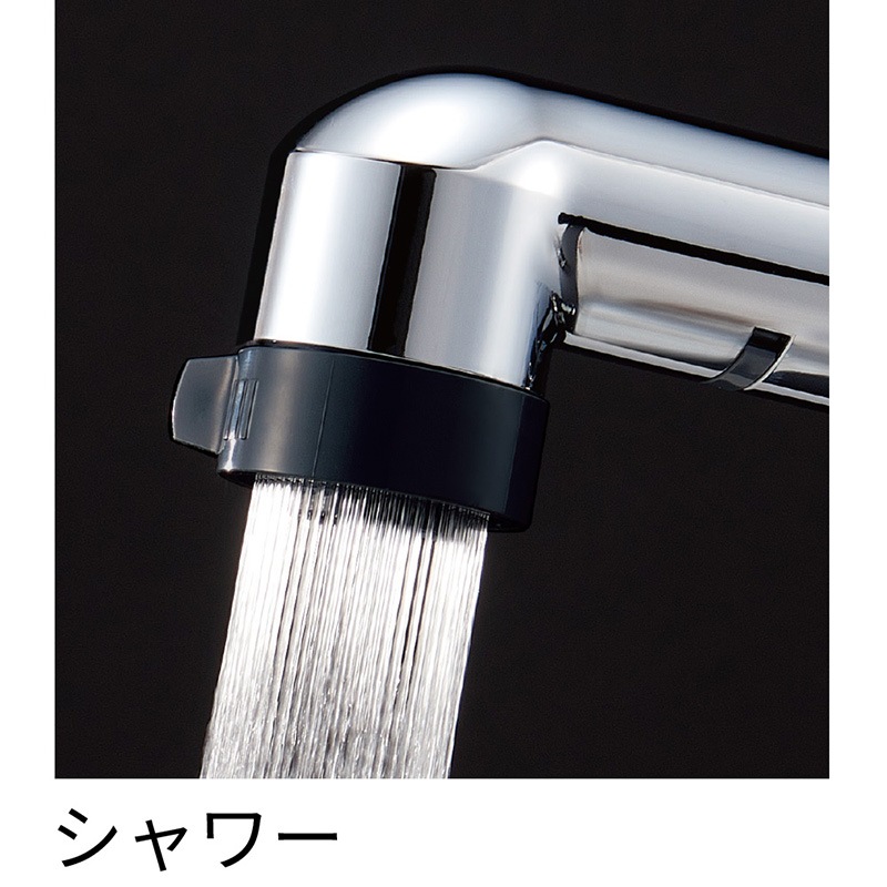 SANEI K371610EJV 洗面用シャワー水栓 SANEI K371610EJV 洗面用シャワー水栓 シングルスプレー混合栓（洗髪用