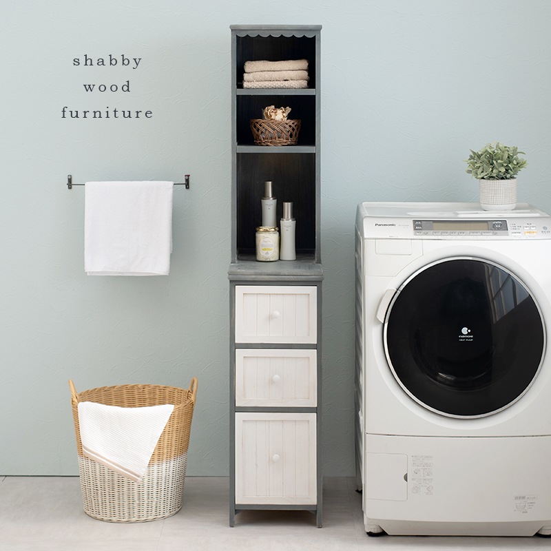 アンティーク　チェスト　収納家具　棚 チェスト アンティークチェスト タンス 幅65 奥行33 高さ80 (棚