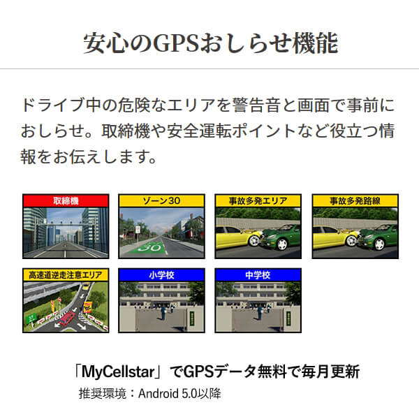 ���륹���� GPS��� 360��ɥ饤�֥쥳������STARVIS 2����� CS-360FH �ֺܥ���� 360�ٻ��� ���庸�� �����̥���� ���⻣�� ���Ͽ�� HDR��� ������ �ɥ�쥳 CELLSTAR