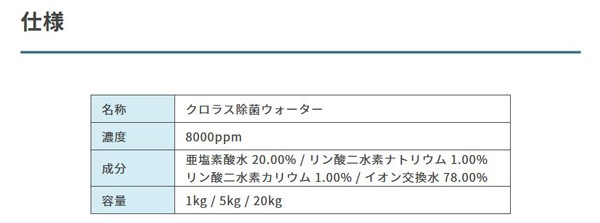�����饹���ݥ��������� 8000ppm 5kg 1������ʤ��Ϥ��ޤ�2�������١�