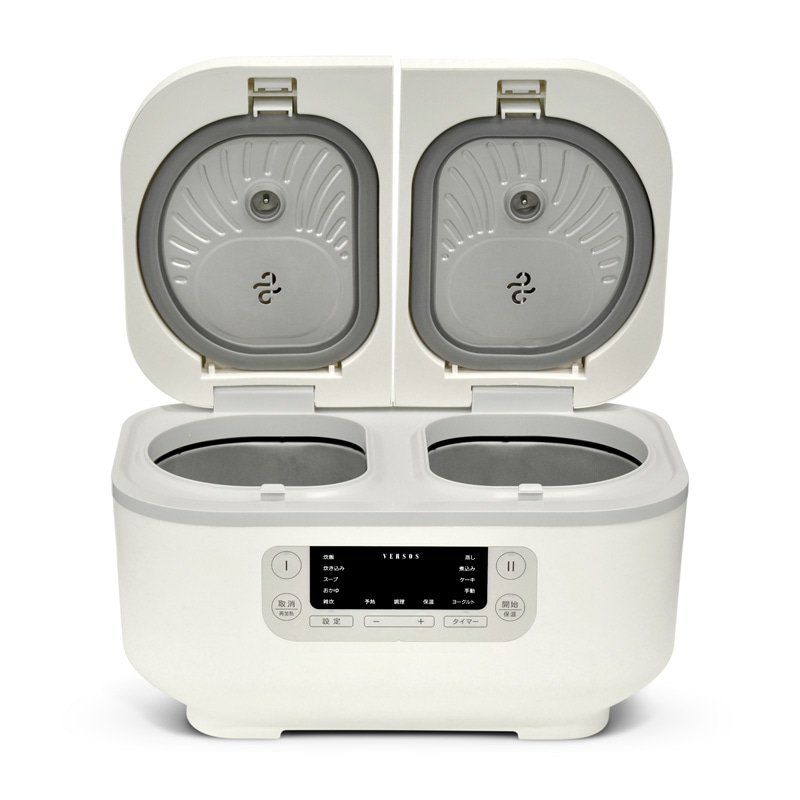 VERSOS ダブルクック VS-MA006 ダブル炊飯器 Amazon | VERSOS VS-MA006 多機能 炊飯器 ダブルクック 3.5合+