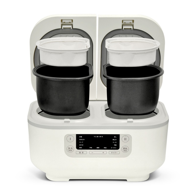 VERSOS ダブルクック VS-MA006 ダブル炊飯器 Amazon | VERSOS VS-MA006 多機能 炊飯器 ダブルクック 3.5合+