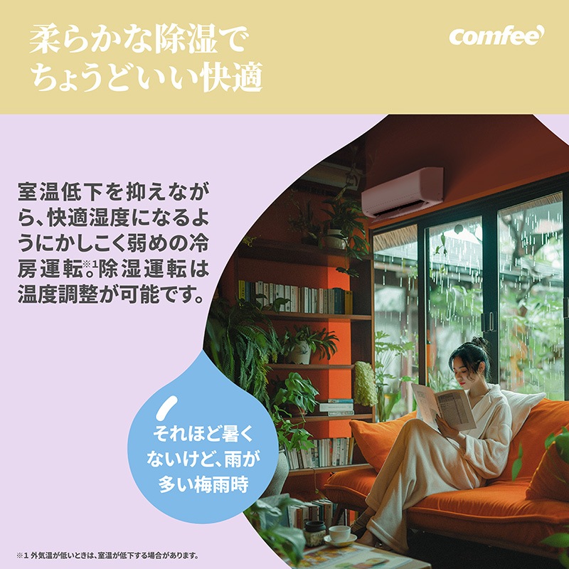 ユアサプライムス.com｜comfee ルームエアコン 主に 6畳 CYA-221C(W