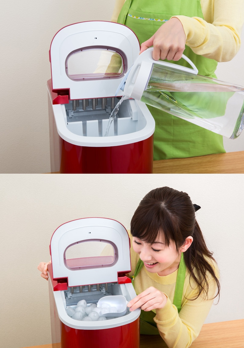 2025春大特価セール！ ユアサプライムス.com｜ベルソス レッド VS-ICE02 高速製氷機 冷蔵庫・冷凍庫