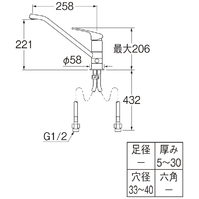 ユアサプライムス.com｜SANEI シングルレバーワンホール分岐混合栓