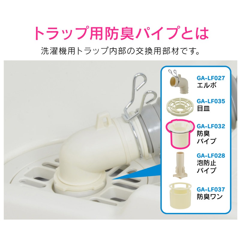 ユアサプライムス.com｜ガオナ これエエやん 洗濯機排水口接続トラップ