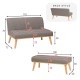 �����˥�3�����å� �ơ��֥���120cm 2P���ե� �٥���դ� �����˥󥰥��å� ���졼 �ͥ��ӡ� ���꡼�� ���������졼 ��Ω�� ����Բ�