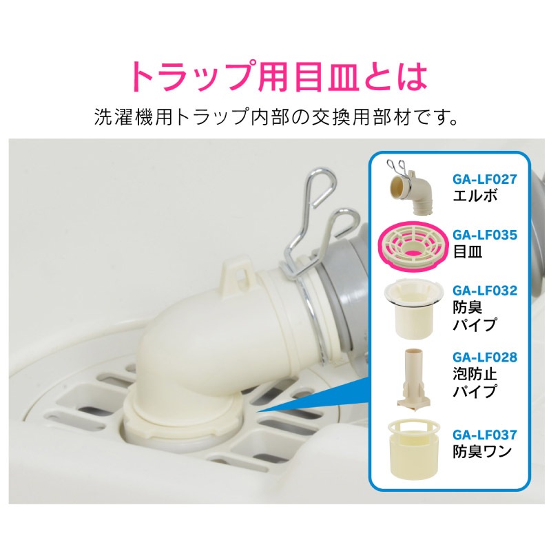 ユアサプライムス.com｜ガオナ これエエやん 洗濯機排水口接続