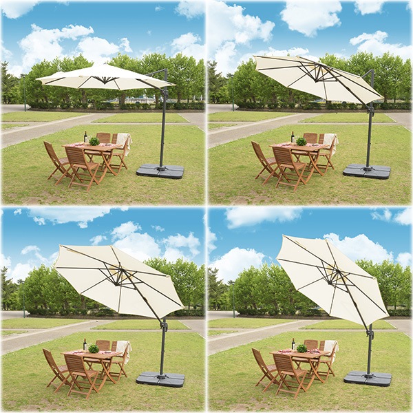 �����ǥ�ѥ饽�� �١������å� �緿��300cm ����Ĵ�ᵡǽ 360���ž UV���å� ����ȵ�ǽ�դ� ��Ω�� 360������ž�� �����ܥ꡼ �������Բ� �̳�ƻ�����츩��Υ������ã�Բ�