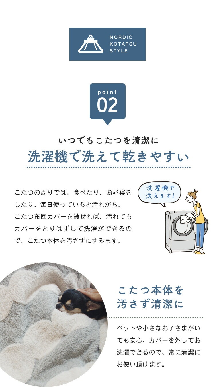 ユアサプライムス.com｜こたつ布団カバー 円形 210×210cm グレー
