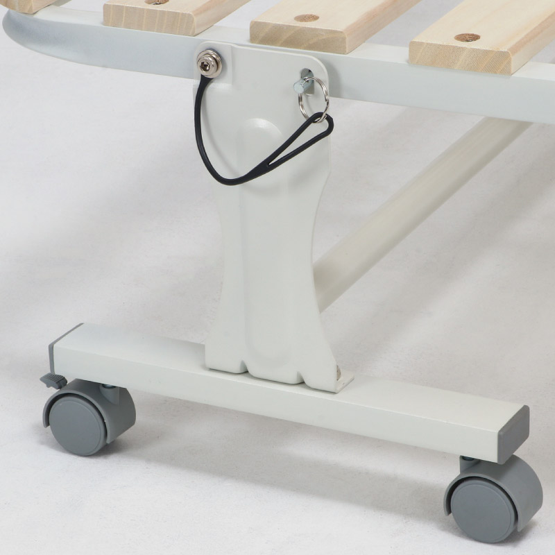 ユアサプライムス.com｜14741 ワンタッチスノコベッド(桐) 折りたたみ