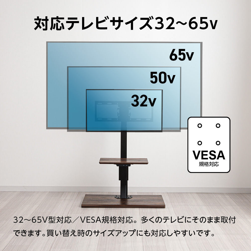 �楢���ץ饤�ॹ ��ư���ߥƥ�ӥ������ �ɴ� �󿶤� �ɳݤ��� �ƥ�ӥܡ��� LLT-7545G �ϥ������� 65������б� �ƥ���� VESA�����б� ��⥳���դ� YUASA