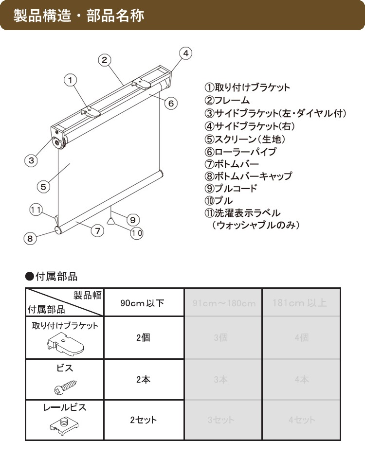 最終値下げ ロールカーテン240センチ規格外 カクヤス ユアサプライムス.com｜ティオリオ ロールスクリーン カスミ 幅90×高さ