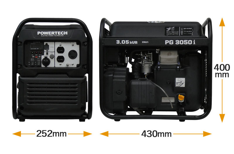 ѥƥå Сȯŵ 3.05kVA PG3050i PG꡼ ϥѥ  ѥ 󥨥󥸥 ҳ  Ÿ 50/60Hz(ؼ)  USBݡ POWERTECH Բ