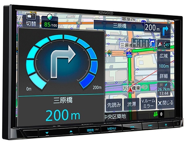 7インチカーナビ KENWOOD MDV-L407 奇天烈 (ファームウェア更新済み)