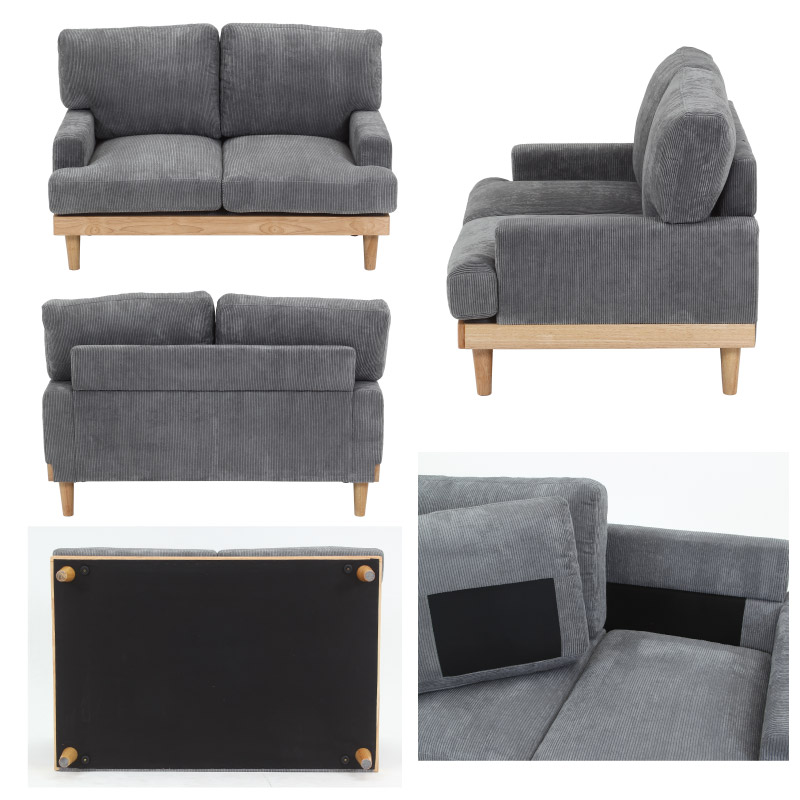 55091 ǥե 2P ե꡼ GY 129cm 2ͳݤ ɪ  Ω ǰ HX8822CGY ڥ᡼ľ/Բġ