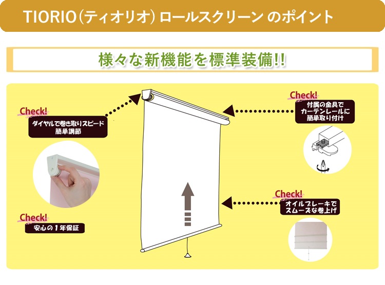 ロールスクリーン 新品 未使用 窓の完全遮光】ZIProll／手動・電動ロールスクリーン
