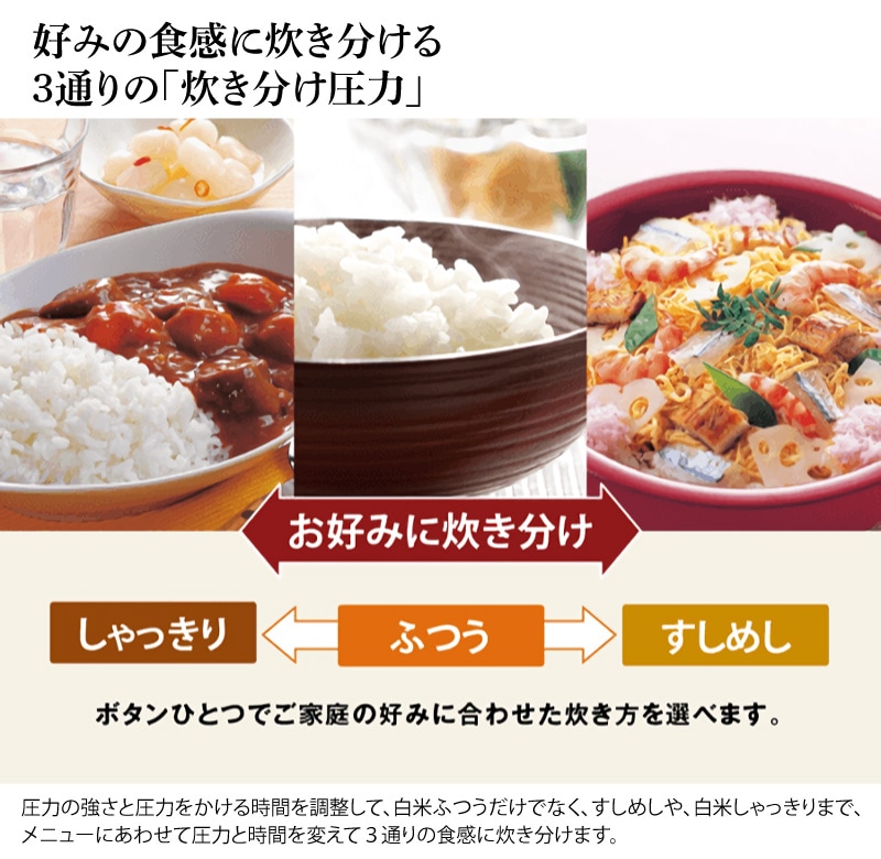 ユアサプライムス.com｜象印マホービン 圧力IH炊飯ジャー 豪熱大火力