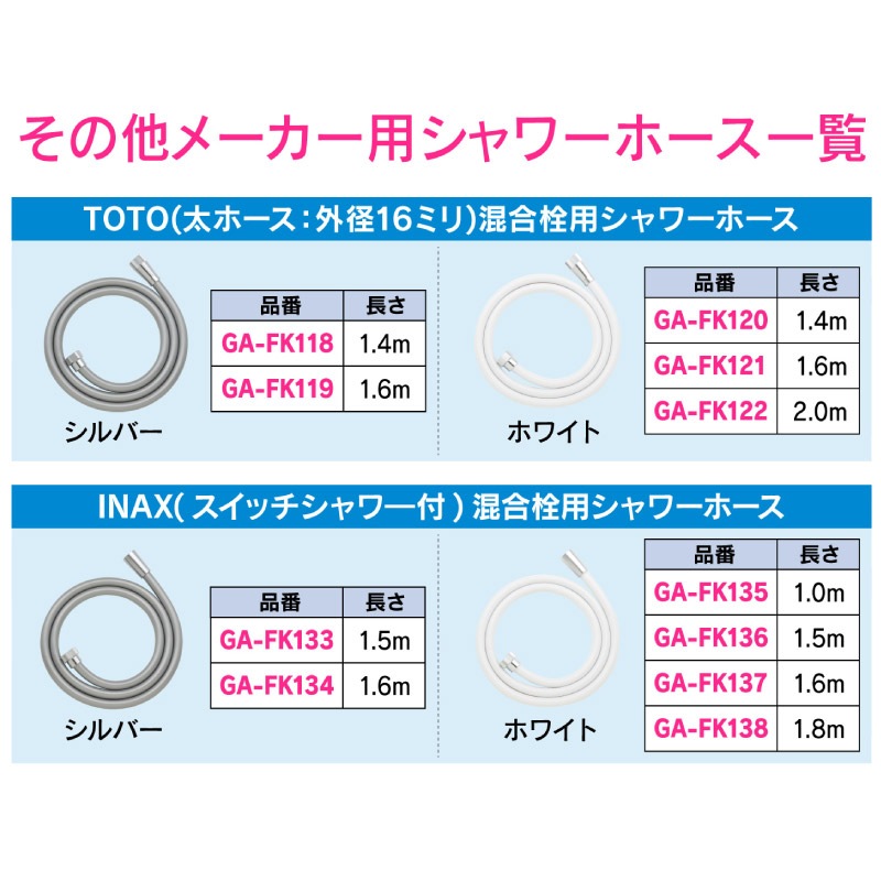  쥨 KVK ۡ 1.8m ۥ磻 KVK ۡ  ɥ  ñ GA-FK130  GAONA 