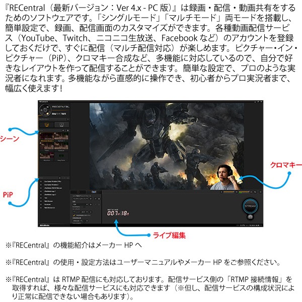 AVerMedia Сǥ ७ץ㡼 Live Gamer EXTREME 2 - GC550 PLUS 4Kѥ롼  ۿ Ͽ USB 3.1®ž 1080p/60fps ӥǥץ㡼 