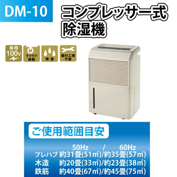 ナカトミ DM-6 コンプレッサー式除湿器送料無料