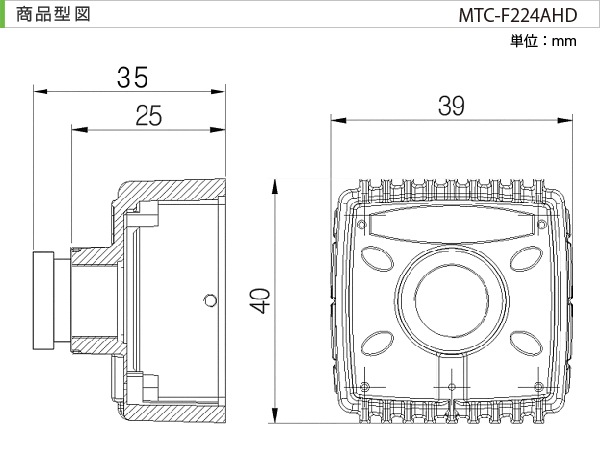 ���ȥ���� ����800�����ǥե�ϥ��ӥ����AHD������MTC-F224AHD�ץޥ�����¢ �ޥ����ġ���