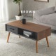 �ơ��֥� 80x40cm �����ץ󥹥ȥ졼�� ξ�̰����Ф� ���󥿡��ơ��֥� �����ơ��֥� ����ץ� ����� ��Ǽ �ʥ����� �֥饦�� ��Ω�� ����Բ�