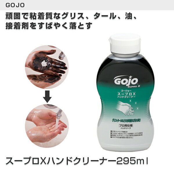 【GOJO(ゴージョー)】スープロXハンドクリーナー295ｍｌ