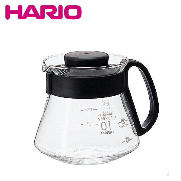 HARIO ハリオ　XVD-36B  実用容量360ml (1～3杯用)  V60レンジサーバー360