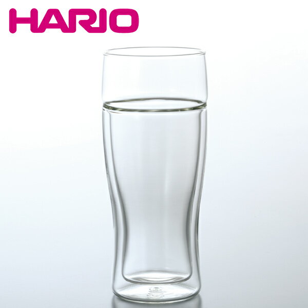 HARIO ハリオ　TBG-380  満水容量380ml  ツインビアグラス380