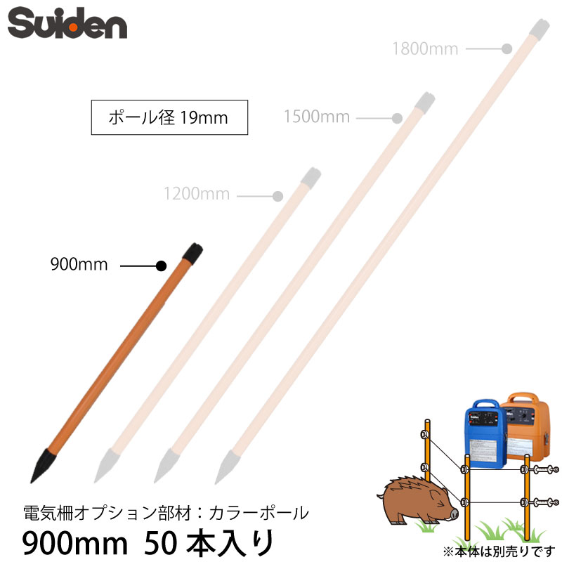 ǥ ŵ 顼ݡ 900mm 50ܥå 1033131 ݡ19mm   ץ Բ suiden