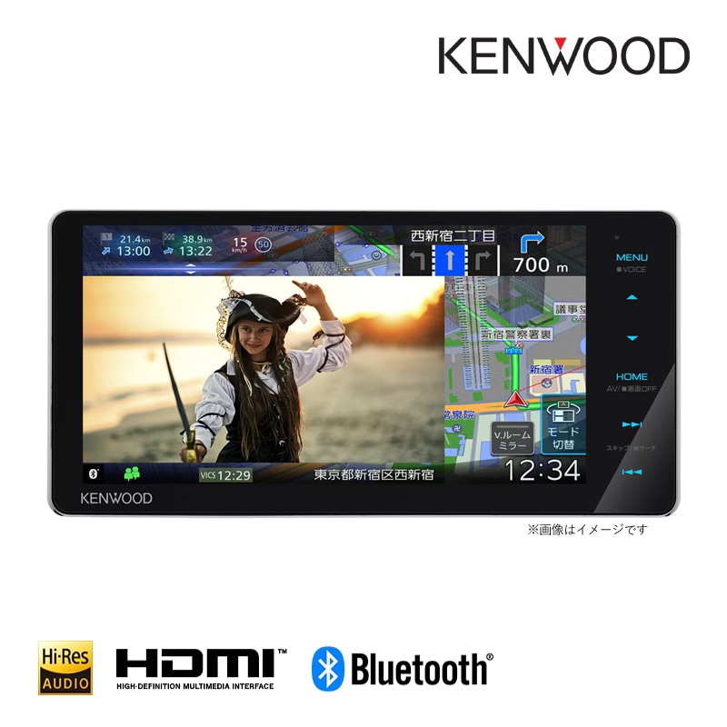 kenwood 彩速ナビ　Bluetooth ナビ mdv-d305bt ケンウッド彩速ナビ「タイプD」 全9モデル発売へ 逆走警告／連携