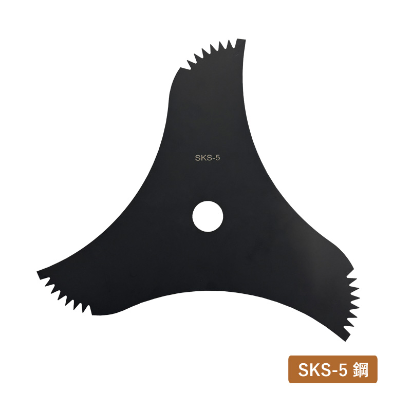 シンセイ 蔓切り山林用三枚刃 305×1.4×3T SKS-5【514278】鋸目付き つる切り 草刈機 刈払機 替刃 替え刃 再研磨可能 つるきり パーツ ツル草 雑草 ススキ 刈り SHINSEI 代引不可