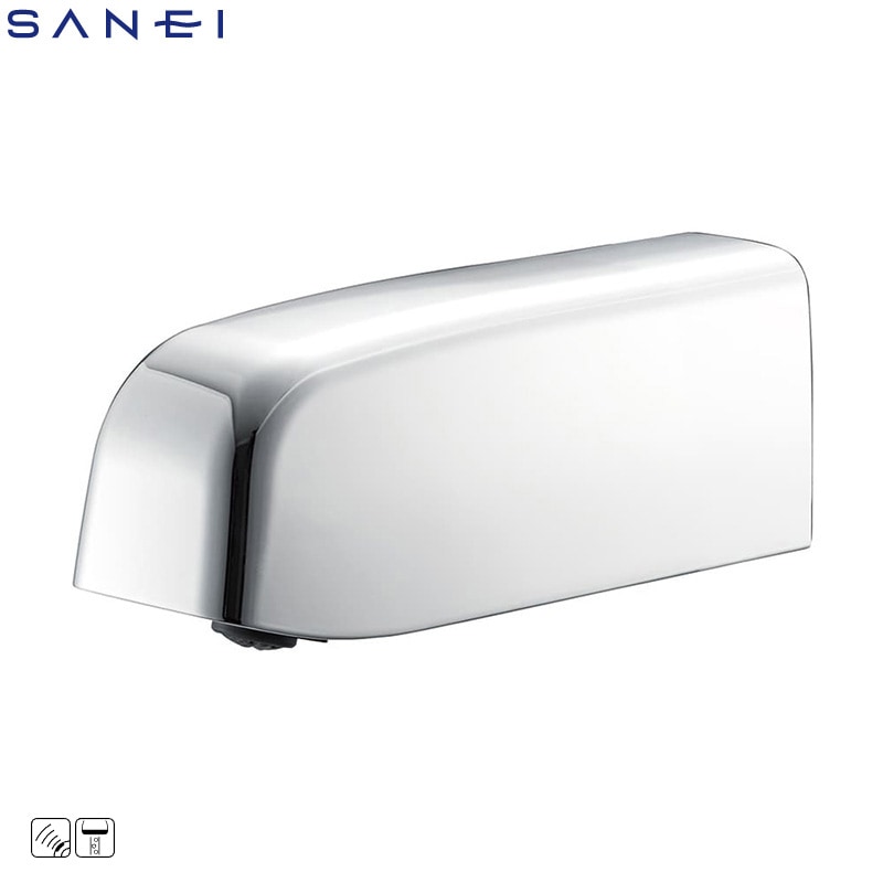 SANEI 自動横水栓 センサー式 EY102DC-13 洗面用水栓金具 タッチレス 乾電池式 三栄水栓