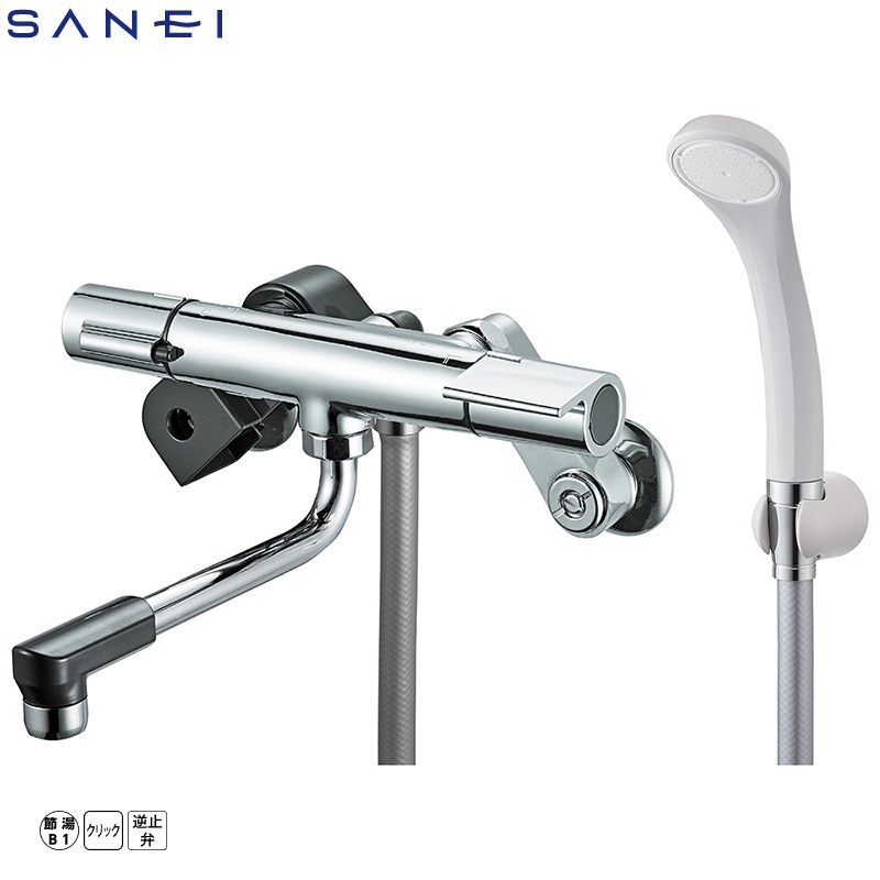 SANEI サーモシャワー混合栓 SK1811DCK 寒冷地仕様 浴室 バス用水栓金具 サーモスタット シャワーバス水栓 節湯B1 三栄水栓